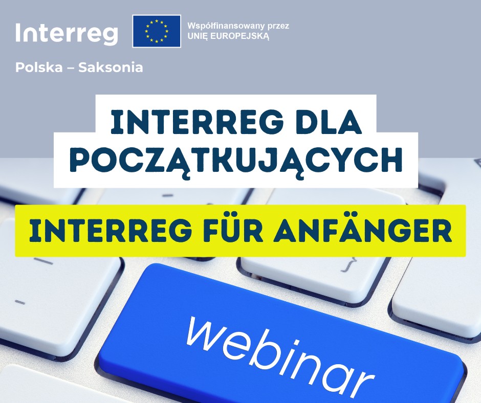 INTERREG dla POCZĄTKUJĄCYCH – spotkanie informacyjne online!