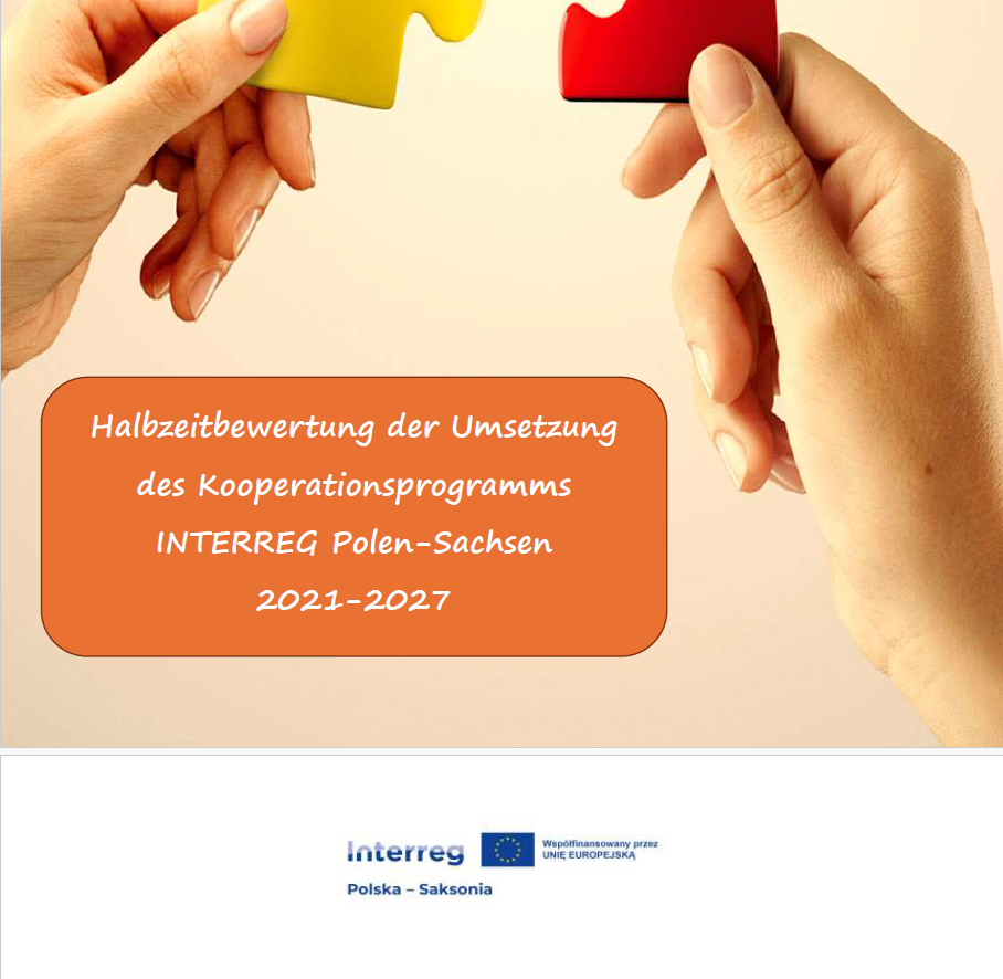 Halbzeitbewertung der Umsetzung des Kooperationsprogramms Interreg Polen – Sachsen 2021-2027