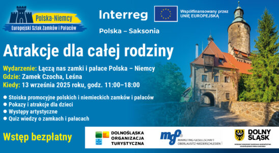 „Łączą na zamki i pałace Polska – Niemcy” – Zapraszamy na zamek Czocha!