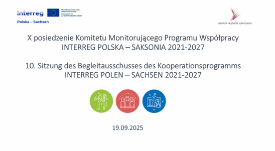 10. Sitzung des Begleitausschusses am 19.09.2025 – NEUES PROJEKT auf der sächsisch-polnischen Grenzregion