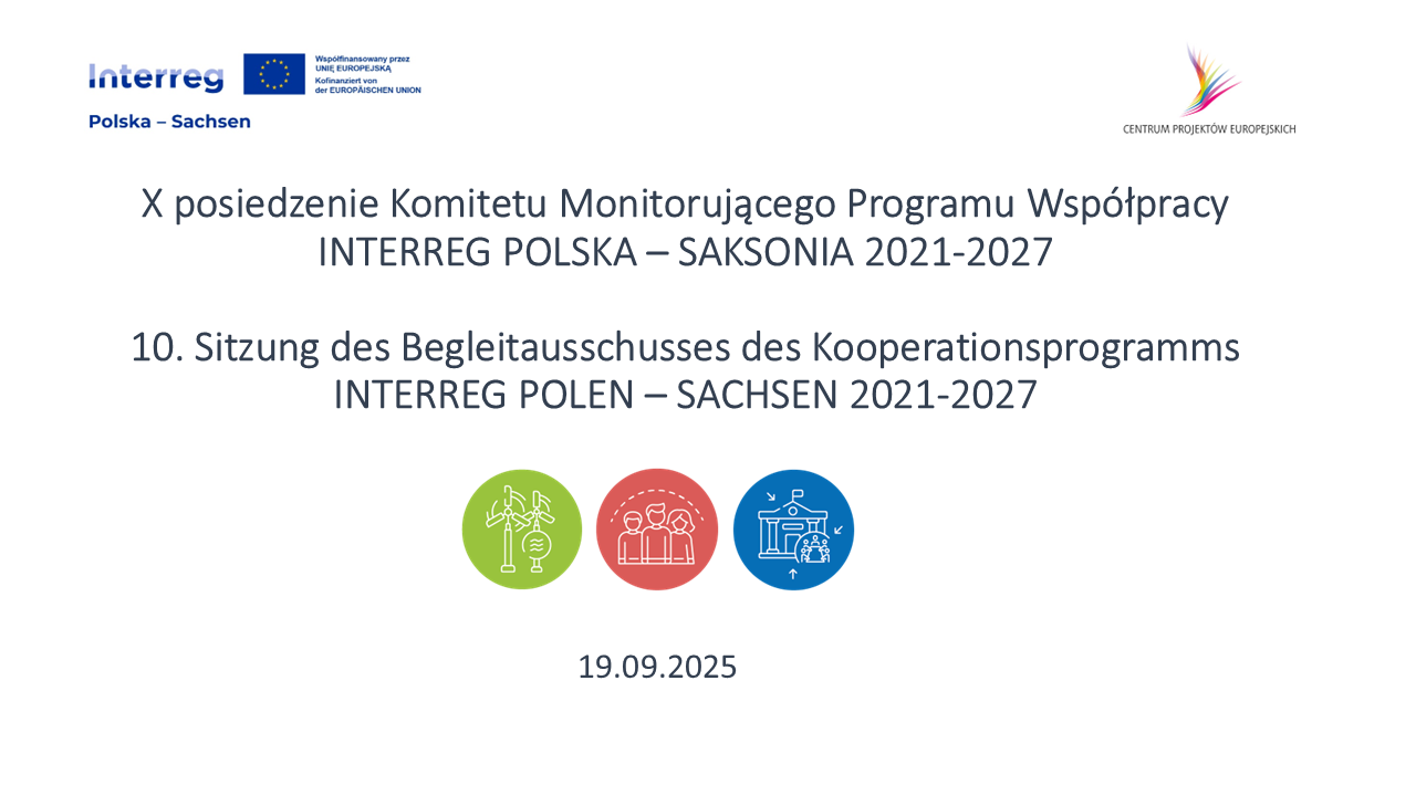 10. Sitzung des Begleitausschusses am 19.09.2025 – NEUES PROJEKT auf der sächsisch-polnischen Grenzregion