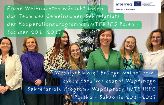 Frohe Weihnachten wünscht Ihnen das Team des Gemeinsamen Sekretariats