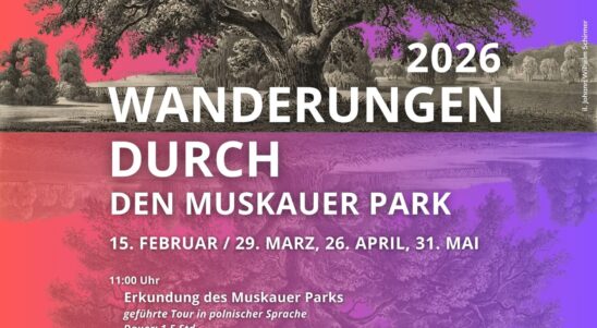 Wanderungen durch den Muskauer Park 2026