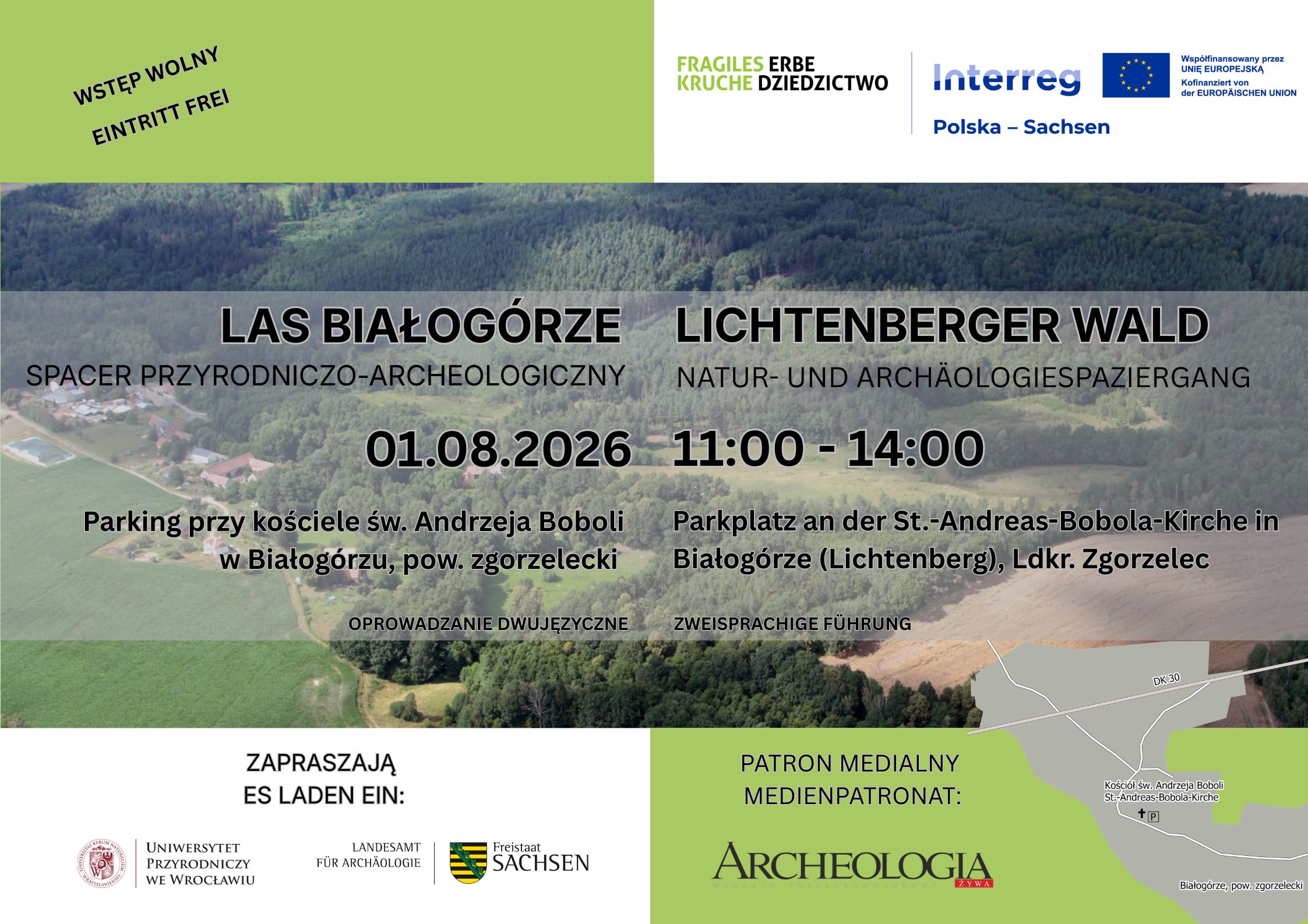 Spacer przyrodniczo – archeologiczny przez las w Białogórzu