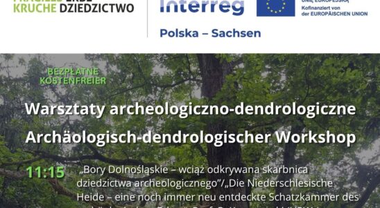 Warsztaty archeologiczno-dendrologiczne w ramach projektu „Kruche dziedzictwo”