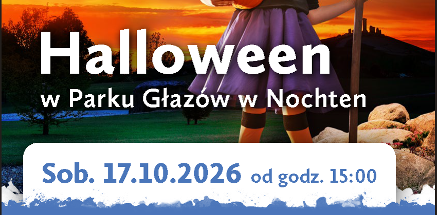 Halloween w Parku Głazów w Nochten